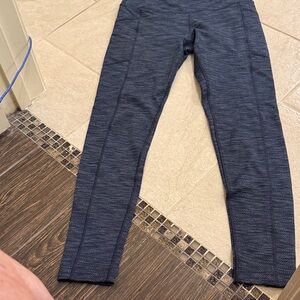 Heathered Navy Athletic Leggings